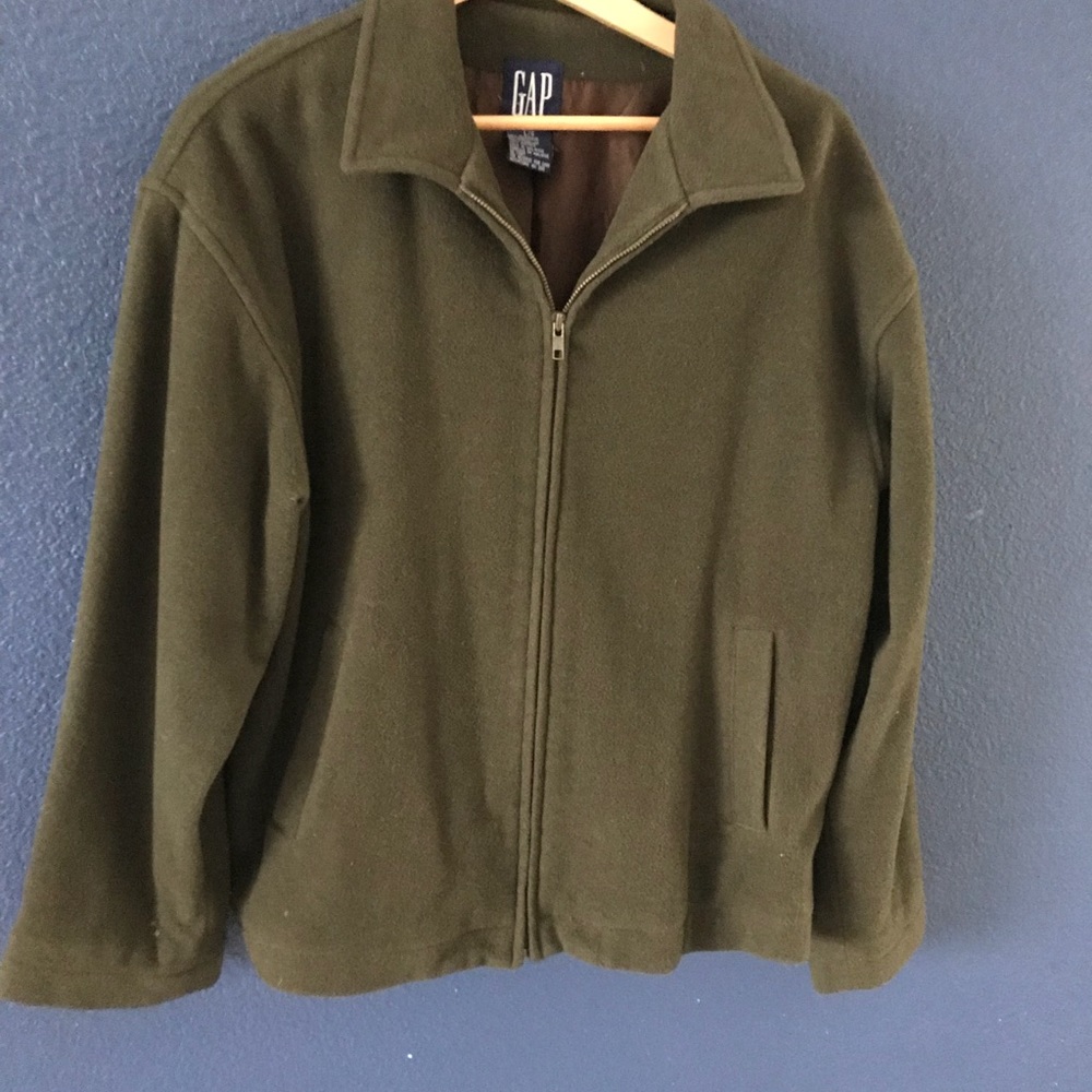 Gap Vintage Coat. Olive Green. Sz Large. Warm!☃️❄️